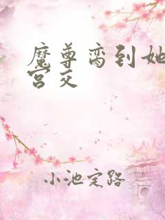 魔尊脔到她哭h宫交