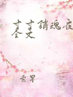 寸寸销魂夜春光全文