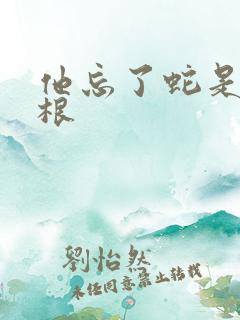 他忘了蛇是有两根