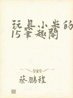 玩具小米的1一15笔趣阁