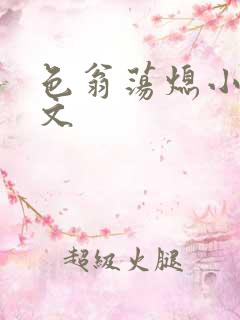 色翁荡熄小说全文