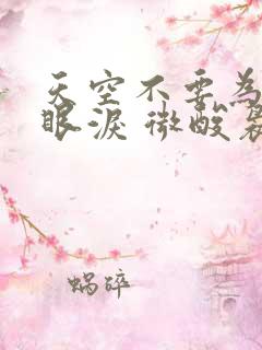 天空不要为我掉眼泪 微酸袅袅