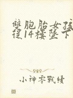 双胞胎女孩双双从14楼坠下