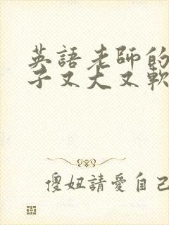 英语老师的小兔子又大又软