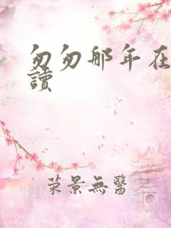 匆匆那年在线阅读