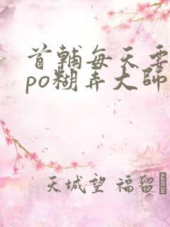 首辅每天要不够po糊弄大师