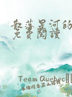 散落星河的记忆免费阅读