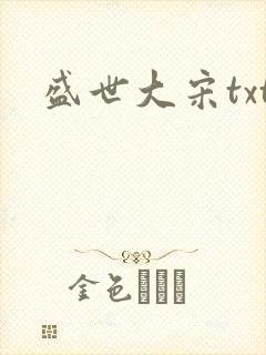 盛世大宋txt