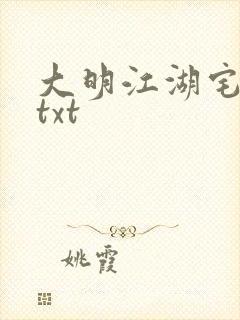 大明江湖宅女记txt