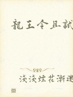 龙王令且试天下