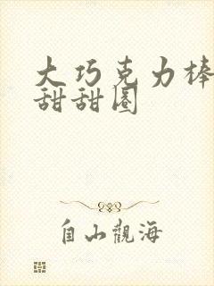 大巧克力棒c小甜甜圈