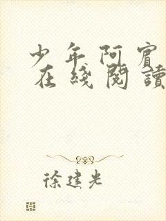 少 年 阿 宾 在 线 阅 读