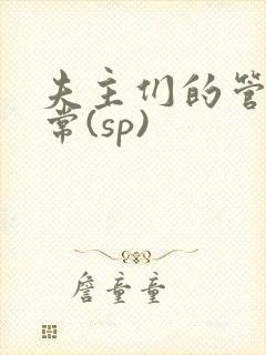 夫主们的管教日常(sp)