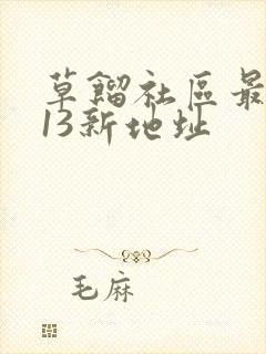 草馏社区最2013新地址