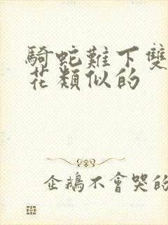 骑蛇难下双金银花类似的