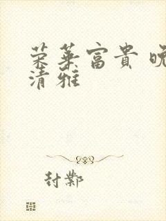 荣华富贵 晚歌清雅