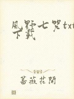 风野七咒txt下载