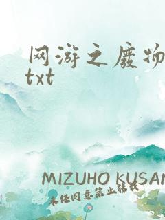 网游之废物传说txt