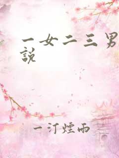 一女二三男事小说