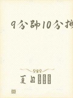 9分帅10分拽