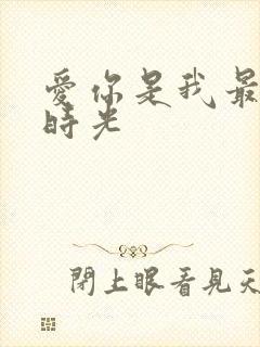 爱你是我最好的时光