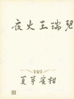 夜火王瑞儿