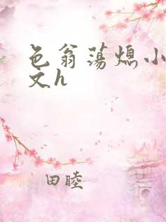 色翁荡熄小说全文h