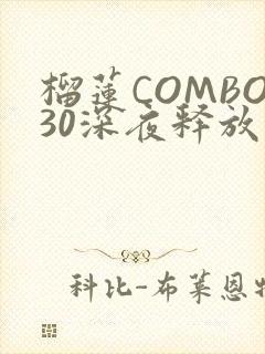 榴莲COMBO30深夜释放自己