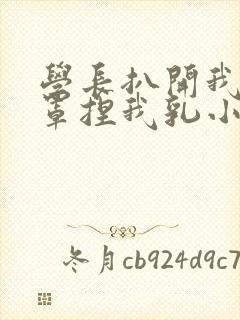 学长扒开我的乳罩捏我乳小说