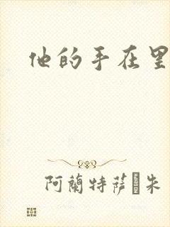 他的手在里面动