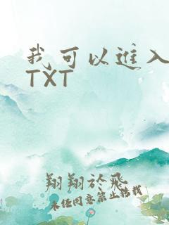 我可以进入你吗TXT