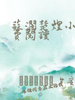 苏澜楚煜小说免费阅读