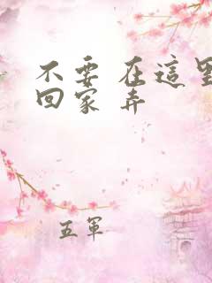不要 在这里 回家 弄