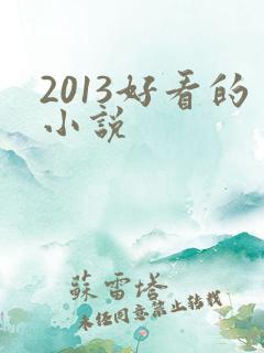 2013好看的小说