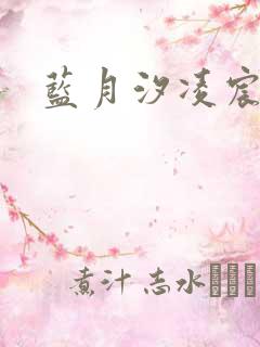 蓝月汐凌宸凌风