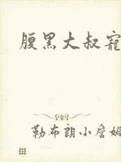 腹黑大叔宠小妻