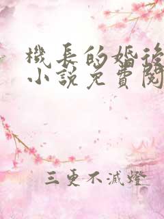 机长的婚后日常小说免费阅读