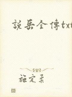 说岳全传txt