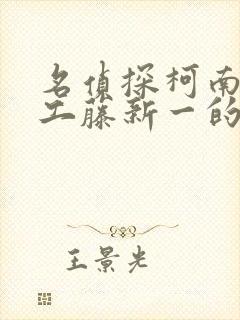 名侦探柯南之给工藤新一的挑战书