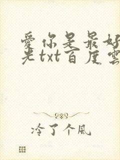 爱你是最好的时光txt百度云