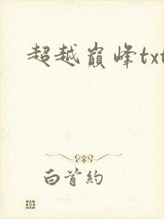 超越巅峰txt