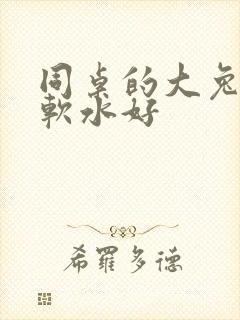 同桌的大兔子好软水好