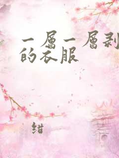 一层一层剥掉你的衣服