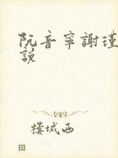 阮音宁谢瑾之小说