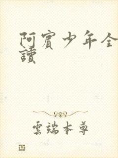 阿宾少年全文阅读