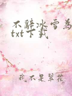 不辞冰雪为卿热txt下载