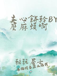 夹心饼干BY这么麻烦啊