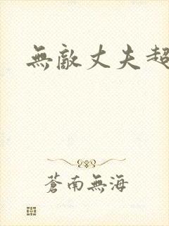 无敌丈夫超专情