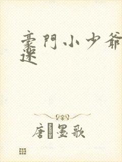 豪门小少爷是财迷