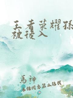 王者荣耀孙尚香被后入